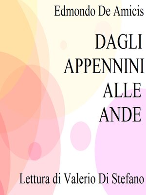 cover image of Dagli Appennini alle Ande